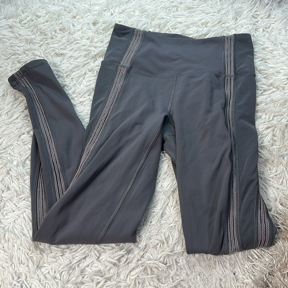 Lululemon Power Lines Pant *28" Titanium / Dark Chrome